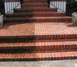 We specialize in surface cleaning stones, bricks, and concrete as well.